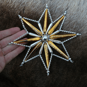 FLAMING STAR, YULE DECORATION - WEIHNACHTSDEKORATIONEN