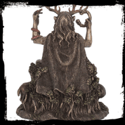 CERNUNNOS, GOD OF FOREST AND OTHERWORLD, STATUE - FIGURES, LAMPS, CUPS