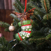 GREMLINS MOHAWK IN STOCKING HANGING ORNAMENT 12CM - GREMLINS