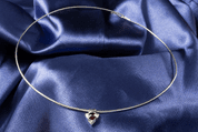 RICA, COLLIER, GRENAT, ARGENT - BIJOUX À GRENATS