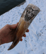 RAM, SKULL, DRINKING HORN - 0.3 L - DRINKING HORNS