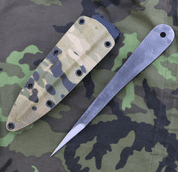 TACTICAL KYDEX SHEATH FOR TOP DOG THROWING KNIFE MULTICAM - SHARP BLADES - THROWING KNIVES