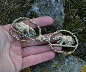 BEAR, CLOAK BROOCH - COSTUME BROOCHES, FIBULAE