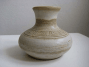 CERAMIC VASE, 7.5CM - TRADITIONAL CZECH CERAMICS