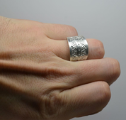 VIKING RING, STERLING SILVER, REPLICA - RINGS