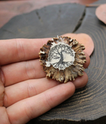 TREE OF LIFE, ENGRAVED ANTLER PENDANT, SCRIMSHAW - CELTIC PENDANTS