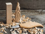 WIZARD CARVING HOBBY-KIT DIY03 - CISEAUX À SCULPTER FORGÉS