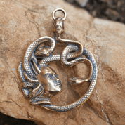 MEDUSA, TALISMAN ANTIQUE, BRONZE - PENDENTIFS, COLLIERS