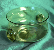 HISTORICAL GLASS BOWL, INSPIRATED BY ANCIENT ROME - REPLIKEN HISTORISCHER GLAS