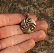 CELTIC TRISKELE, PENDANT, BRONZE - PENDANTS, NECKLACES