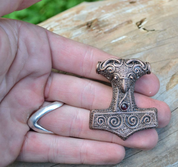 MÚSPELLHEIM FROM A FIRE, THOR'S HAMMER, PENDANT - METAL MUSIC JEWELS