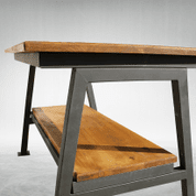 INDUSTRIAL - DESIGN TABLE - FORGED IRON HOME ACCESSORIES