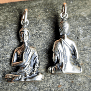 BUDDHA, CHAKRA-ANHÄNGER, AG 925 - ANHÄNGER - SCHMUCK, SILBER