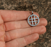 BALTIC SUN, SILVER PENDANT - PENDANTS