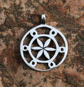 SLAVIC SUN, SILVER PENDANT - PENDENTIFS