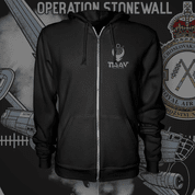 LIBERATOR NO 311 SQUADRON RAF HOODIE ZIPPER - KAPUZENPULLOVER