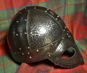 VALGARD, LUXURY DECORATED VIKING HELMET WITH THE FACE MASK - CASQUES VIKINGS ET À NASALE