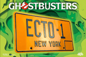 GHOSTBUSTERS REPLICA 1/1 ECTO-1 LICENSE PLATE - GHOSTBUSTERS