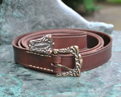 VÍKINGR, VIKING LEATHER BELT - CEINTURES EN CUIR