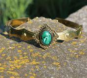 SIRAEL - GOTISCHE KRONE MIT 1 STEIN, DRAGON'S EYE - DIADEME UND KRONEN