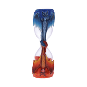 ICE FLAME FROST AND FIRE DRAGON SAND TIMER ORNAMENT - DRACHEN