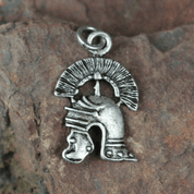 CENTURION, ROMAN HELMET, ZINK PENDANT, ANTIQUE SILVER - ALL PENDANTS, OUR PRODUCTION