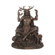 CERNUNNOS AND ANIMALS, FIGURINE - FIGURES, LAMPS, CUPS