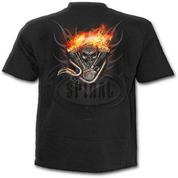 WHEELS OF FIRE - T-SHIRT BLACK - T-SHIRTS POUR HOMMES, SPIRAL DIRECT