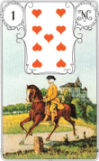 TRADITIONELLE LENORMAND-KARTEN - ROTE EULEN - TAROTOVÉ KARTY