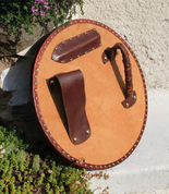 CULLODEN, TARGET - SCOTTISH SHIELD - PAINTED SHIELDS