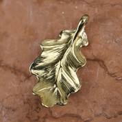 OAK LEAF, PENDANT GOLD PLATED - GILDED JEWELRY