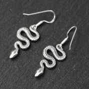 SNAKE, SILVER EARRINGS AG 925 - EARRINGS