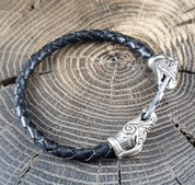 DRAIG - DRAGON CELTIQUE, BRACELET EN ÉTAIN, BOLO - INSPIRATION CELTIQUE