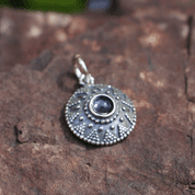 ISOLDA, IOLITE, SILVER PENDANT - ANHÄNGER - SCHMUCK, SILBER