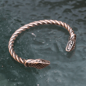 JÖRMUNGANDR, VIKING BRACELET SERPENT, BRONZE - OBJETS EN BRONZE