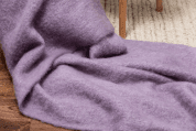 HEATHER & PURPLE MELANGE MOHAIR, FOXFORD IRELAND - WOOLEN BLANKETS AND SCARVES, IRELAND