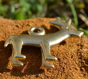 CELTIC STAG PENDANT, LA TENE, OPPIDUM STRADONICE, REPLICA, BRONZE - ANHÄNGER, HALSKETTEN