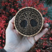 TREE OF LIFE, CELTIC OAK BOX FOR JEWELRY, BRACELETS - CORDS, BOXES, CHAINS