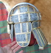 SUTTON HOO CEREMONIAL HELMET, REPLICA - VIKING AND NORMAN HELMETS