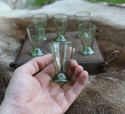 SHOT GLASS SET, FORREST GLASS - REPLIKEN HISTORISCHER GLAS