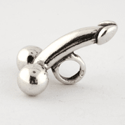 FASCINUS, ROMAN PHALLIC PENDANT, SILVER - PENDANTS