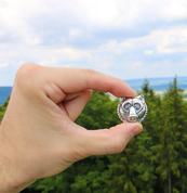 PENDENTIF OURS, ARGENT - PENDENTIFS