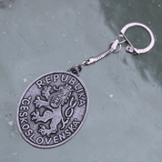 COAT OF ARMS OF THE CZECHOSLOVAK BORDER COLUMN - KEYCHAIN - ALL PENDANTS, OUR PRODUCTION