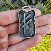 FEHU - RUNE, ZINC PENDANT - RUNE