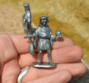 MINNESINGER - LUTENIST. TIN FIGURE - PEWTER FIGURES