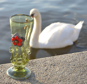 ROSENBERG GOBLET, HISTORICAL GLASS - REPLIKEN HISTORISCHER GLAS