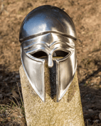 GREEK ITALO CORINTHIAN HELMET, STEEL - ROMAN AND CELTIC HELMETS