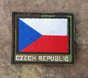 CZECH FLAG CAMO, VELCRO PATCH - MILITARY PATCHES