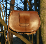 BELT BAG WITH BOAR FUR AND FORGED NEEDLE - TASCHEN