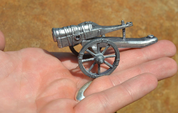 MEDIEVAL CANNON, TIN - MINIATURES EN ÉTAIN